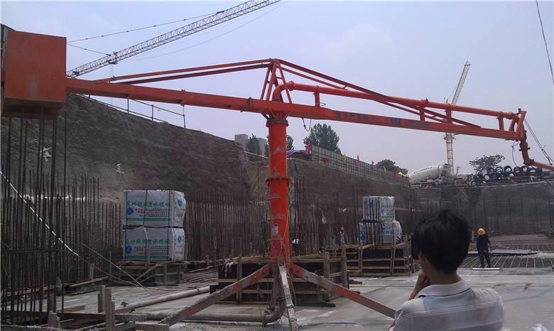 18米塔吊液壓布料機 手動式小型布料機 旋轉內爬式布料機
